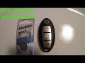 Nissan Key FOB Battery Replacement