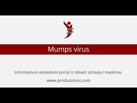 Zauške: mumps virus