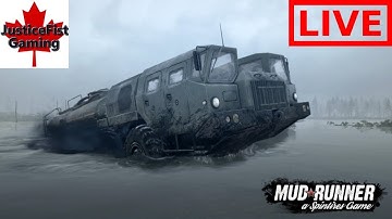 MudRunner Live | STarting Over | 1-Star | Hardcore Mode | Bog Map