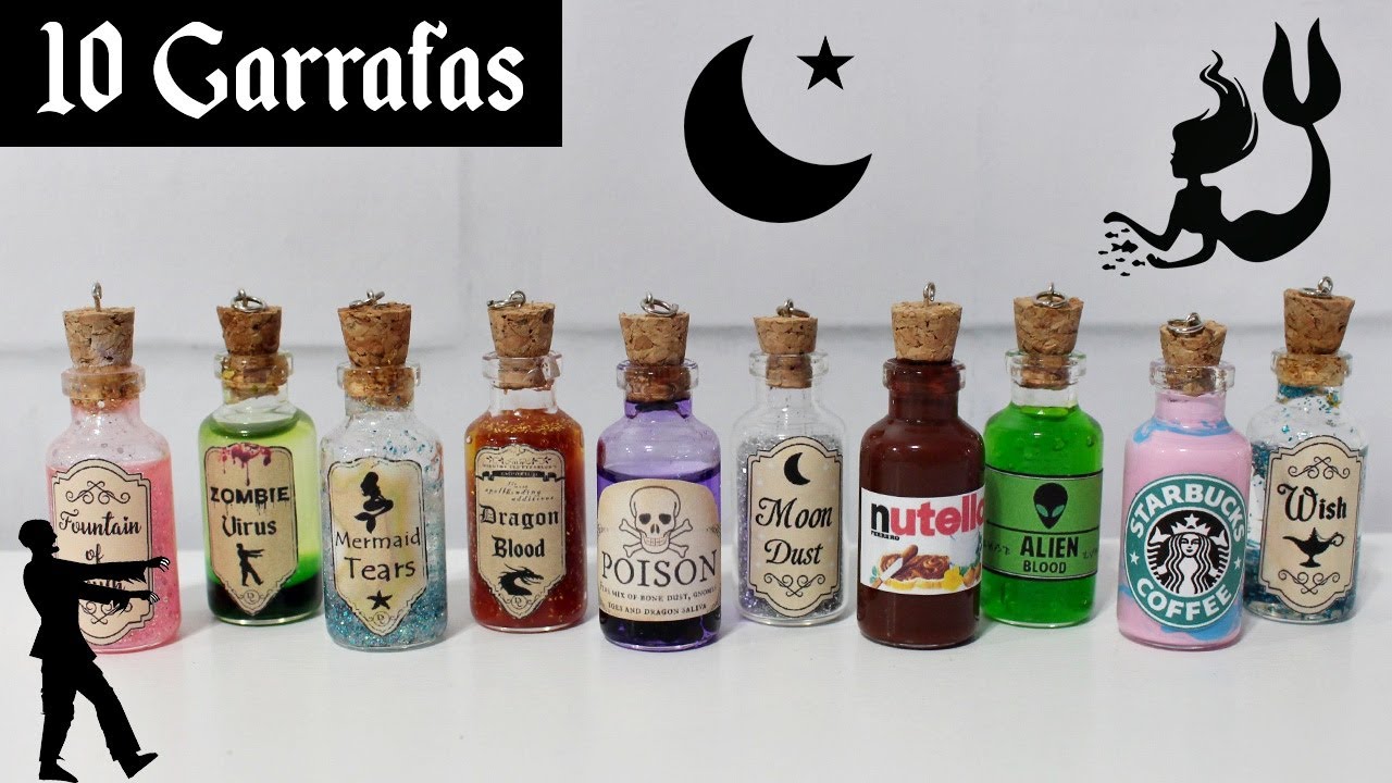 DIY: COLARES INCRÍVEIS DE MINI GARRAFINHAS #1