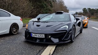 cars around the nürburgring carfriday 2024.slr 722s.675lt.amg gt black series.812 competizione