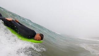 Scoring GLASSY morning surf at TStreet and there’s BARRELS !!!