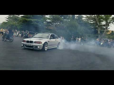 HOT WEEKEND IN JINO   გადარჩენილი  E36 და ბევრი კვამლი BMW TEZA MUSTANG CLK W124 .....