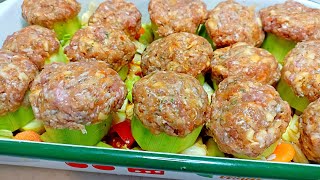 Zucchini with minced meat! Never a tastier recipe from the oven 🥰
