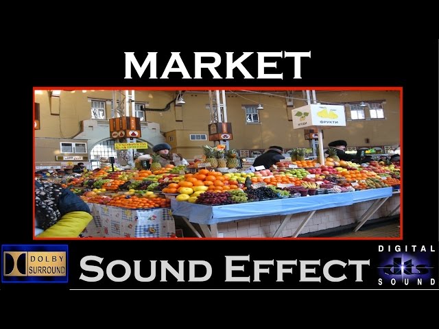 Market Ambience | Sound Effect | HD class=