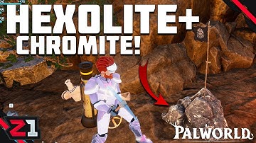 Finding EASY Hexolite And Chromite in Palworld ! Z1 Gaming