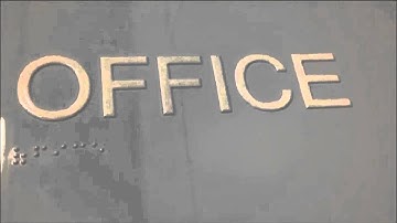 Digital Printing of Braille Sign