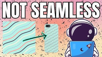 What to do when you upload non Seamless patterns to redbubble