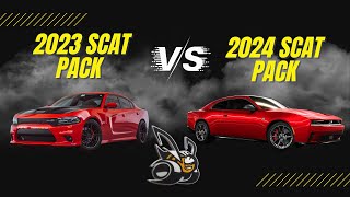2023 GAS Scat Pack vs. 2024 ELECTRIC Scat Pack – FULL COMPARISON