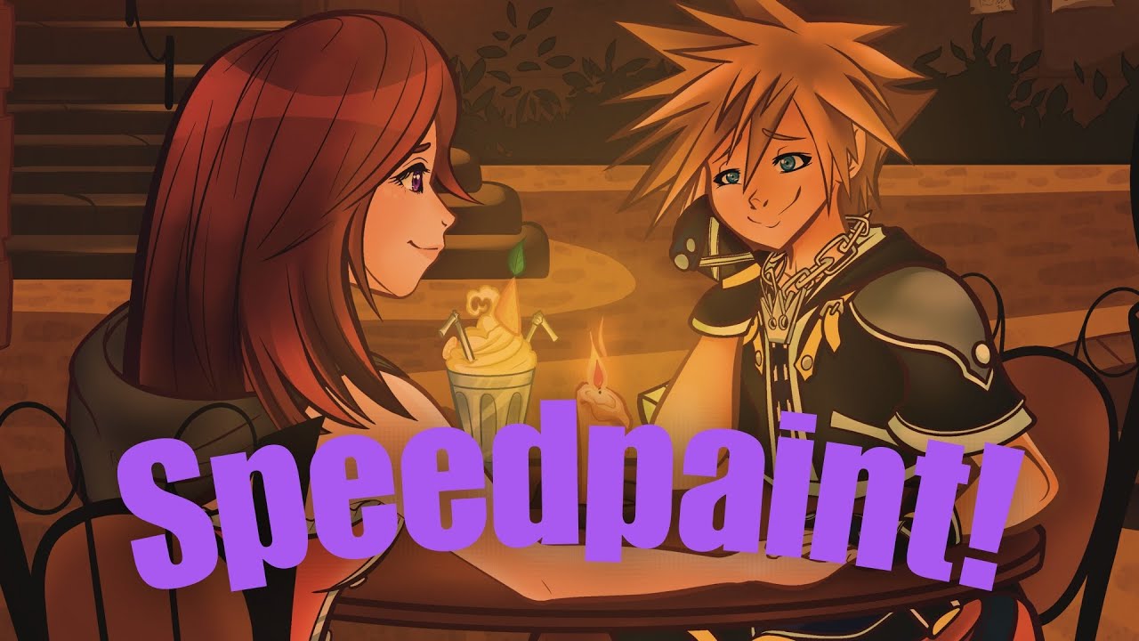Sora and Kairi Speedpaint - Ninja Cupcake