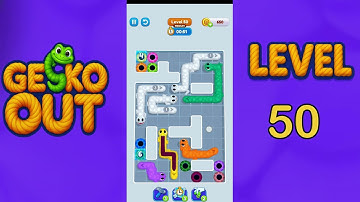Gecko Out Level 50 Solution | Step by Step Walkthrough