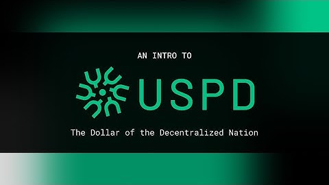 USPD- The decentralized, permissionless stablecoin with native yield and on-chain proof of reserves.
