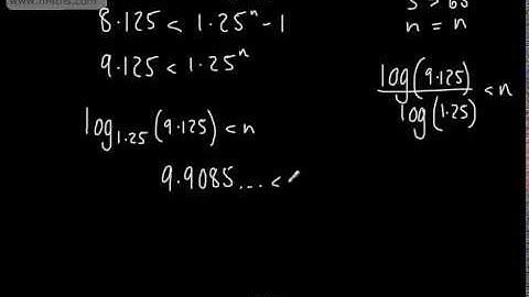 Core 2 - Geometric Sequences and Series 6  - More Summation Questions