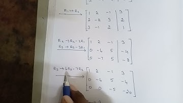 Gaussian Elimination Method       Ex.1.5  - 1 - (i)