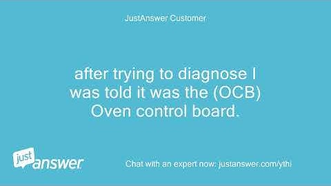 getting an f15 error code on my Electrolux dual control range.