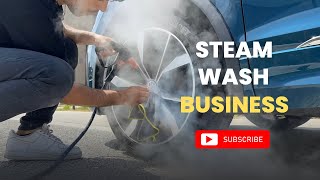 Steam Car Wash Business ( Tiguan R Steam Cleaning) Auto Detailing