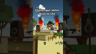 Chicken gun abmin abuse be like #chickengun #chickengunupdate #chickengunfunnymoments ￼