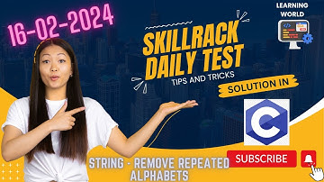 SkillRack Daily Test Today