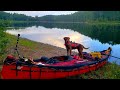 10 Days Wilderness Camping -  Canoe Camping - Hiking Waterfall - Old Logging Camp Day 6