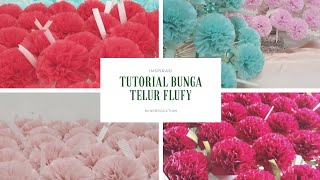 hantaran pernikahan tutorial, bunga telur pengantin / aqiqah flufy