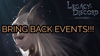 BRING BACK EVENTS FOR LEGACY OF DISCORD - DIABLO666 - DEVELOPMENT TEAM WAKE UP