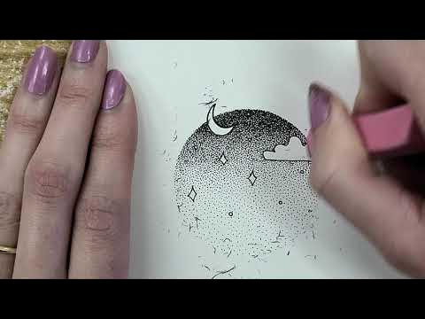 Stippling in pen and ink – Gingamegs Art