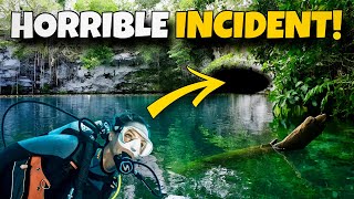 He Got ENTANGLED In This Deep UNDERWATER Cave! - Cave Diving Gone Wrong