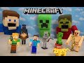 Minecraft Mattel Comic Maker Figures Series 1 Stop Motion Unboxing Fun!