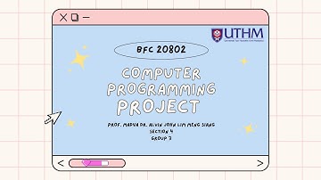 C. PROGRAMMING PRESENTATION GROUP 3