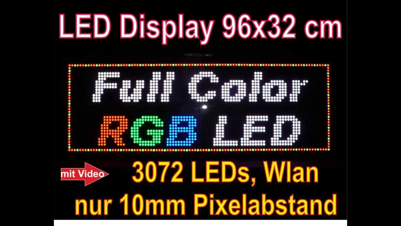 Indoor SMD Full Color LED Laufschrift, Message Board, LED Display,  Laufschrift, Textdisplay 