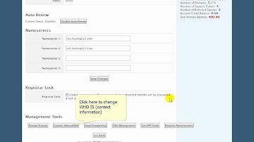 How to change whois information for my domain Hosting022 tutorials