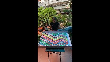 Puzzle sorting ball game challenging game board 15x14