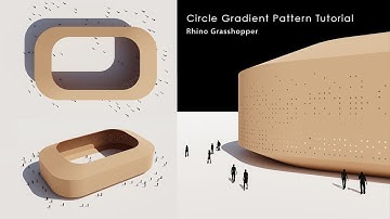 Perforated Circle Gradient Pattern Rhino Grasshopper Tutorial