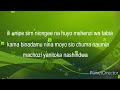 Stamina Machozi Lyrics Video