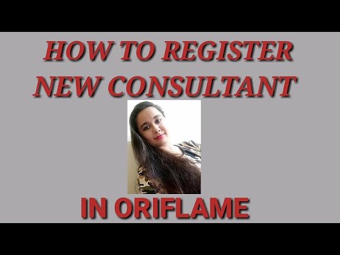 How to Register Anyone under your downline in Oriflame. 