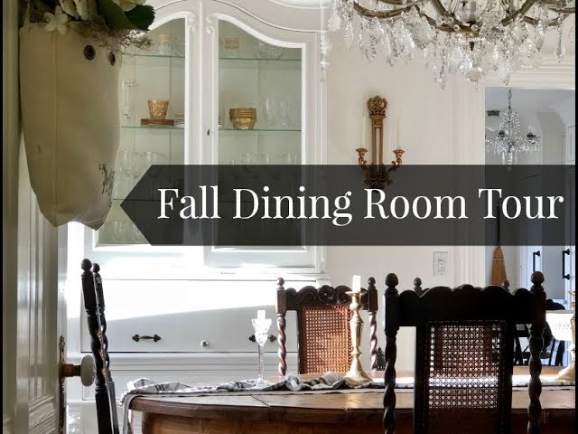 Early Fall Tour Dining Room & Decor Tips