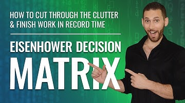 The Eisenhower Matrix: How To Cut Through The Clutter & Finish Work In Record Time