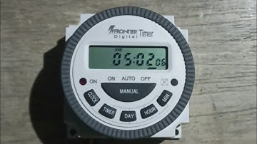 Frontier Digital Timer Programming Step-by-Step Guide | Digital Timer | TM-619-2