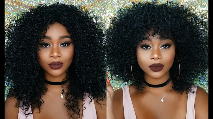 Watch me SLAY this affordable synthetic curly wig ...