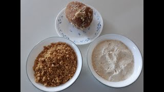 How to make hard jaggery in to pieces and powder