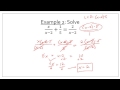 Solving Rational Equations Quiz