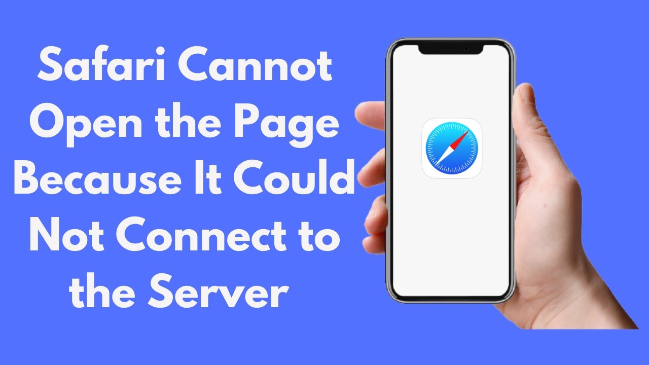 safari couldn't open page because server stopped responding