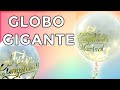 COMO PEGAR VINILO EN UN GLOBO GIGANTE 🎈 GLOBO BURBUJA PERSONALIZADO CON STICKER 🎈