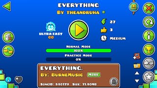 everything by theandruha | GEOMETRY DASH LEVEL | ID IN DESCRIPTION