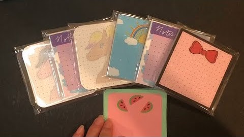 3X3 notepads using the cricut app on my iPad.