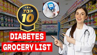 The ULTIMATE Shopping Guide For Diabetics - Top 10 Grocery List For Diabetes | @FreeDiabetes
