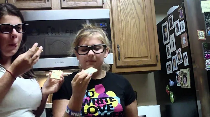 lizz and meg saltine cracker challenge!!