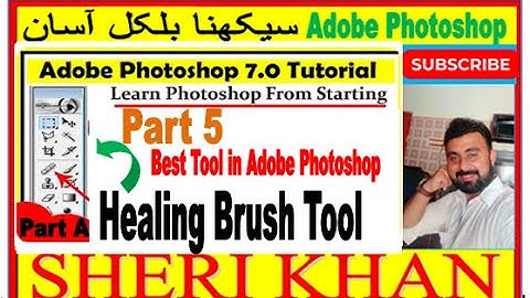 Healing Brush Tool & Patch Tool- Adobe Photoshop 7.0 Tutorial for Beginners in Hindi/Urdu I Part-5,