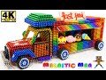 DIY - How To Make Fast Food Truck from Magnetic Balls (ASMR Satisfying) | Magnetic Man 4K