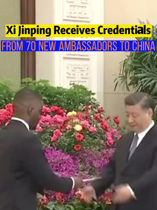 #Xi Jinping Receives Credentials From 70 New #Ambassadors to #China #fyp